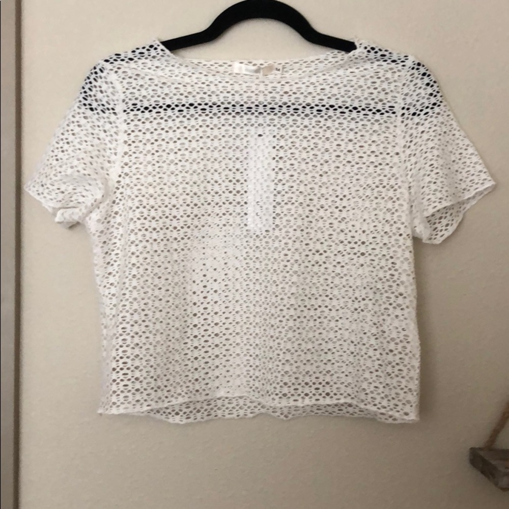 Mesh crop top